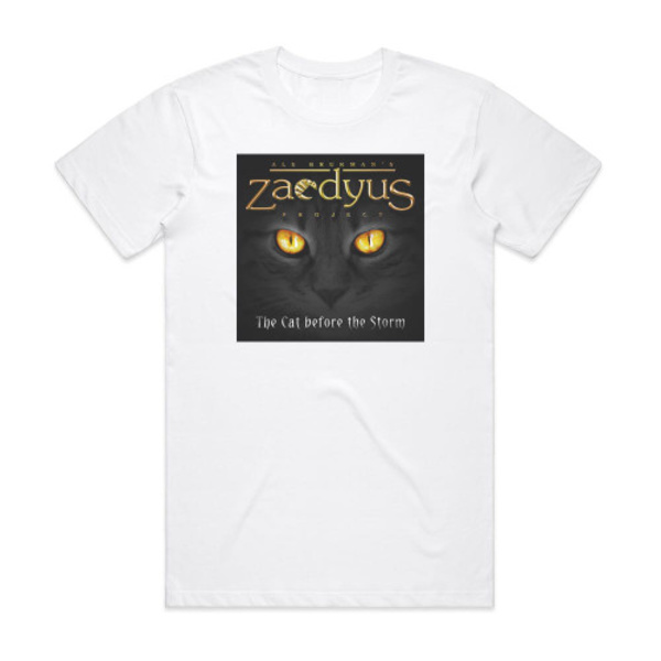 Zaedyus The Cat Before The Storm -albumin kansikuva T-paita Valkoinen M