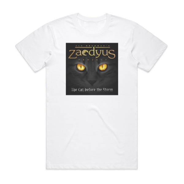 Zaedyus The Cat Before The Storm Cover T-shirt Vit S