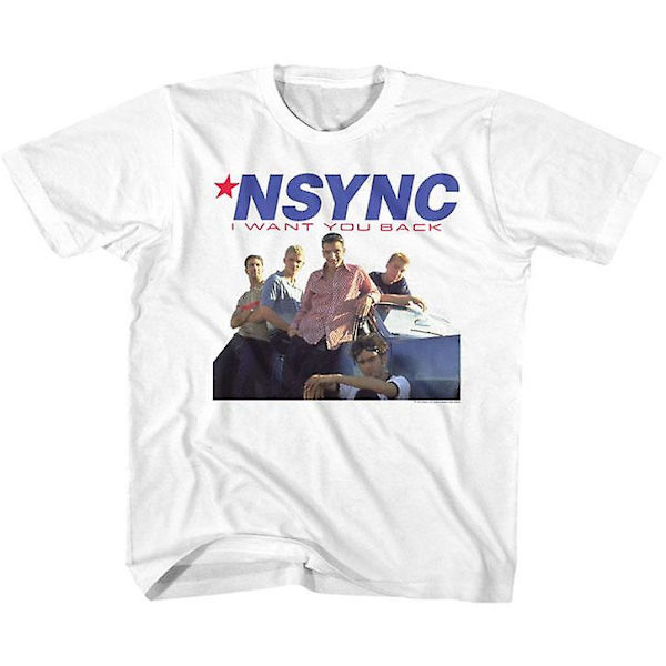 Nsync Want You Back Ungdomst-skjorte M