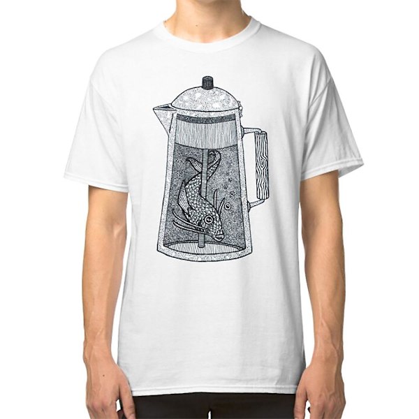Det var en fisk i kaffetrakteren T-skjorte XL