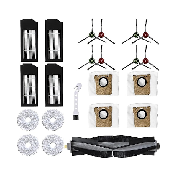 Deebot X1 Omni X1 Turbo Robtic Dammsugare Rullborste Sidoborste Filter Tillbehör