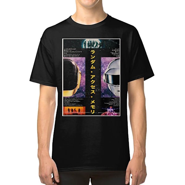 Daft Punk - T-shirt i traditionell japansk stil XXL