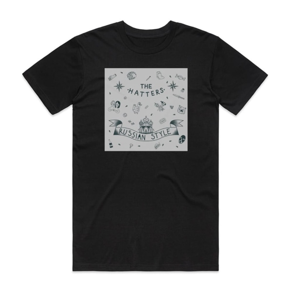 The Hatters Rysslandsstil Albumomslag T-shirt Svart XXL