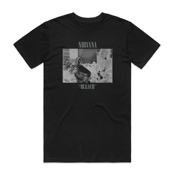 Nirvana Bleach 2-albumin kansipaita Musta M