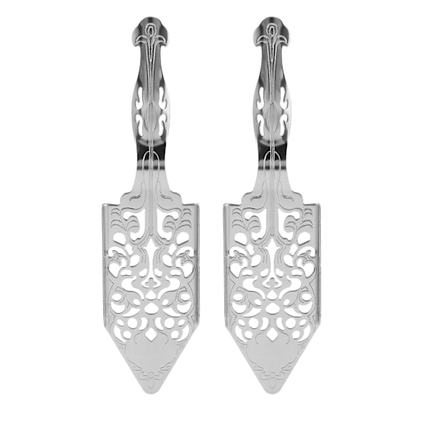 2 stk. Absint Skeer, Rustfrit Stål Absint Cocktail Ske Spisesæt Gothic Absint