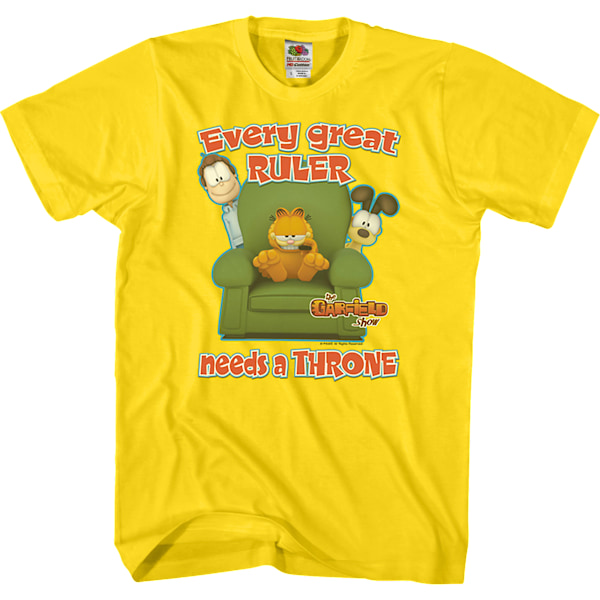 Every Great Ruler Garfield T-skjorte M