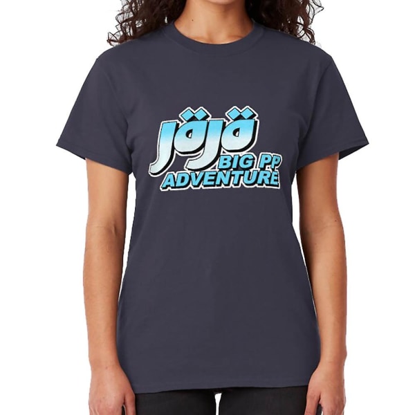 JOJO Big PP Adventure // JÃ¶JÃ¶ T-shirt navy XL