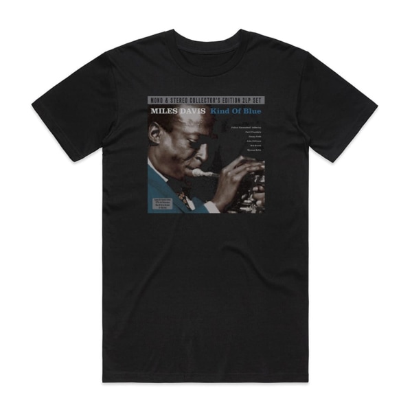 Miles Davis Kind Of Blue 6 Album Cover T-Shirt Svart S