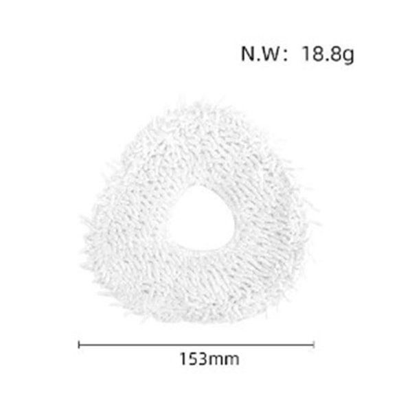 15 stk Erstatningsmoppputer Gjenbrukbare Moppkluter for Narwal T10 Robot Feietilbehør Deler Mikrofiber