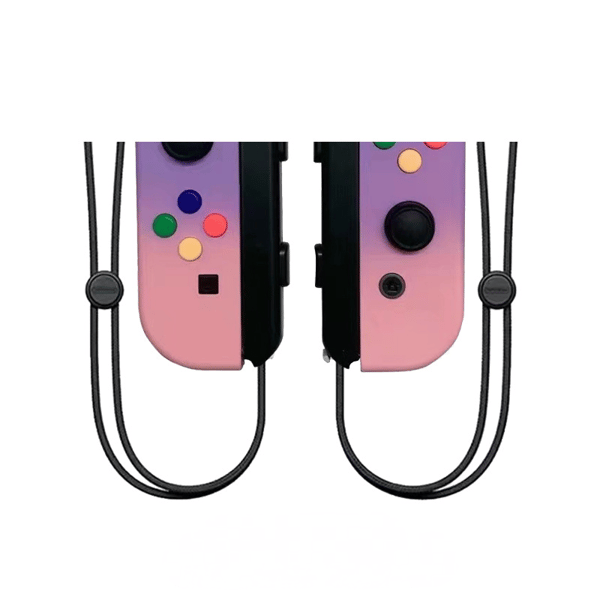 Nintendo Switch Controller Joycon Trådlös Bluetooth Spelkontroll Fjärrväckning med Rep, Stöder Fitness Ring Lila Rosa Gradient Purple pink gradient