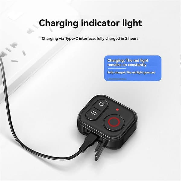 Trådløs Bluetooth-fjernkontroll for DJI Action6/5 Pro/4/OSMO 360 Shoot Controller Action Cam Shutter