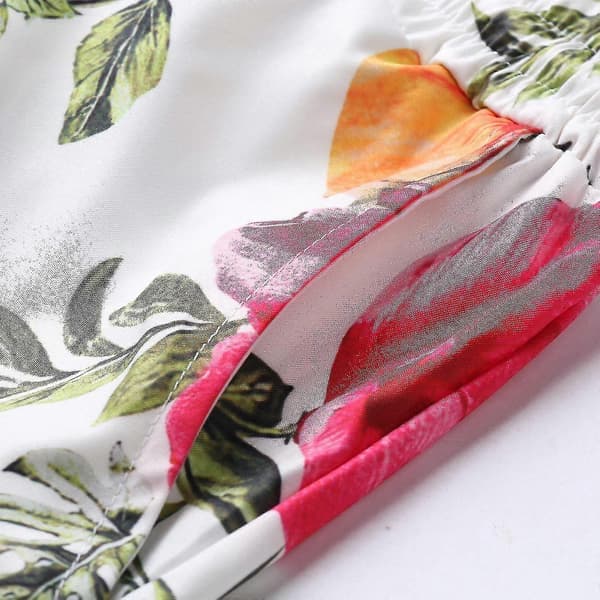 Afslappede shorts til mænd med 3D-print og elastisk talje til sommer 4xl 4xl