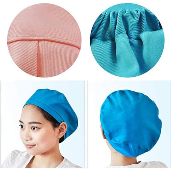 Unisex Dammtät Andningsbar Kockmössa Elastisk Fabriksmössa Hårskydd