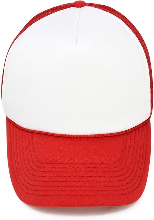Tofarget Trucker Hat Sommer Mesh Cap med Justerbar Snapback C C