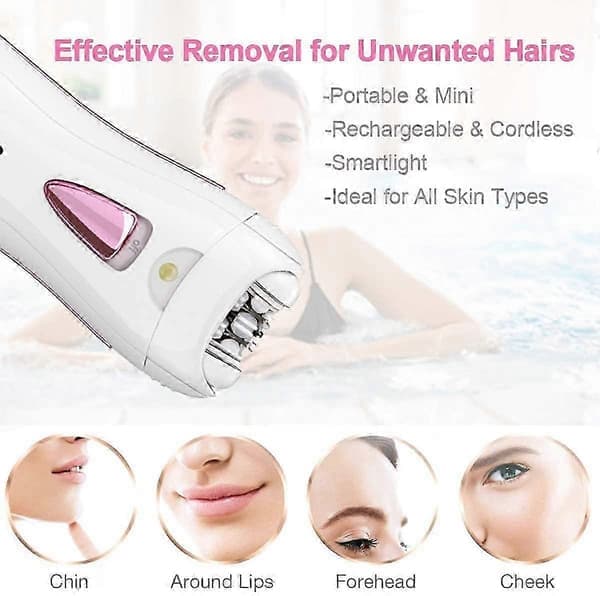 Epilator ansikt kvinner ansiktsepilator for kvinner ansiktshårfjerner mini epilator elektrisk epilator