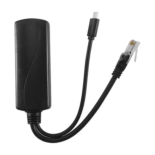 Micro-USB POE-jakaja 48V - 5V2A/3A Mini USB -virtalähde Standardi