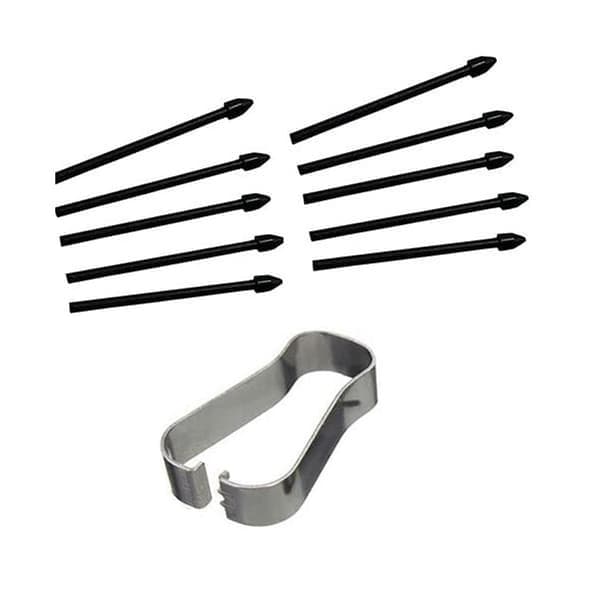 10 stk. Stylus Spidser Stylus Refill Nib Refill til Samsung Galaxy Tab S6Lite S6/S7/S7 Edge/S8 Note10/Note20 Sort