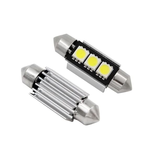 C5W SV8.5 LED-lampa Canbus, 39 mm, blå, 2-pack. 39mm Blå 2-pack 39mm Blå 2-pack