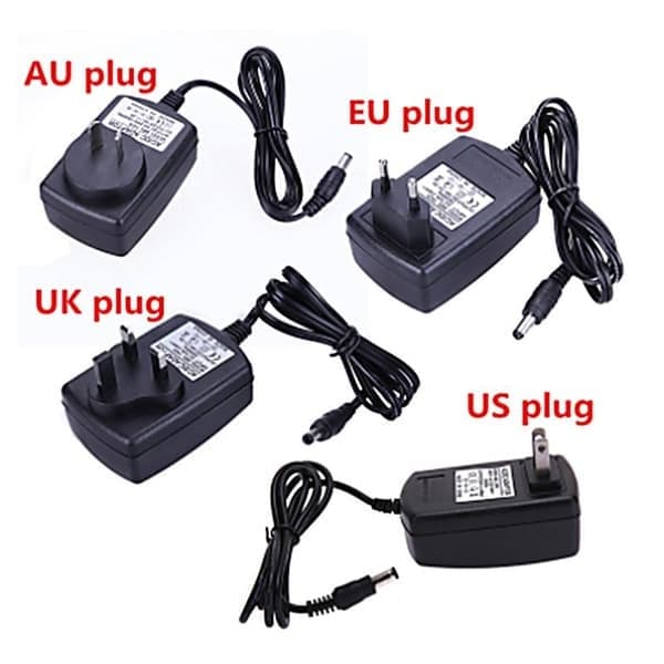 18V 1A 2A 2.5A 3A AC/DC Adapter Switch Strømforsyning til LED-lys US UK EU AU EU 1A