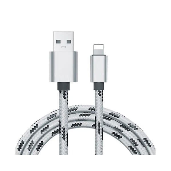 5 kpl 2 metrin litteä Lightning-lataus- ja datakaapeli iPhonelle
