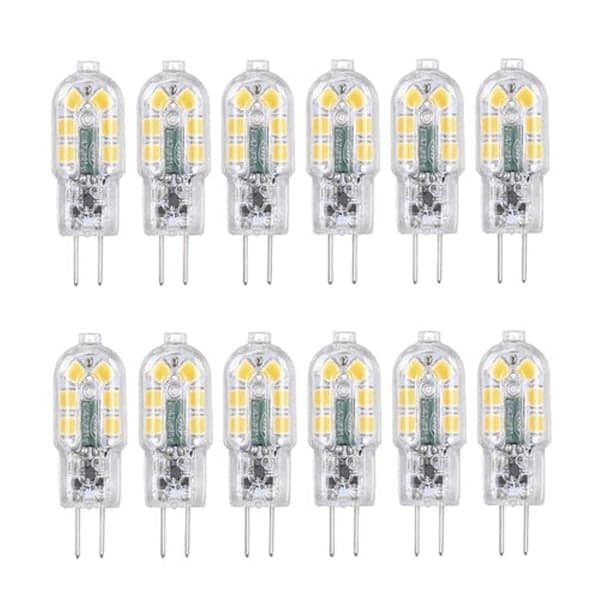 Tomshine G4 LED-lampor 12-pack varmvitt