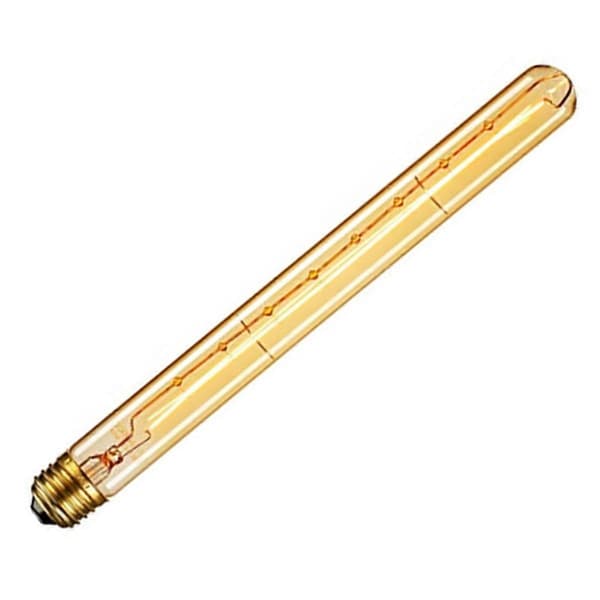 Dimbar lang rørformet lyspære E27 40W retropære 220V 2 stk