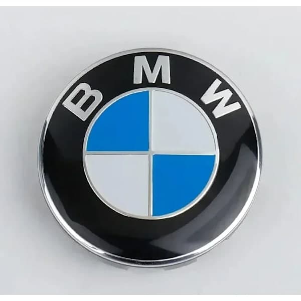 4-pak BMW Centerkapsler / Fælgnavsemblem 56mm Blå/Hvid 56mm Blå/Vit