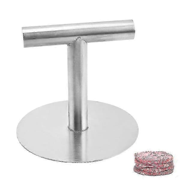 Rund Burger Smasher Press Rustfrit Stål Hamburgerpresse til Stegebord