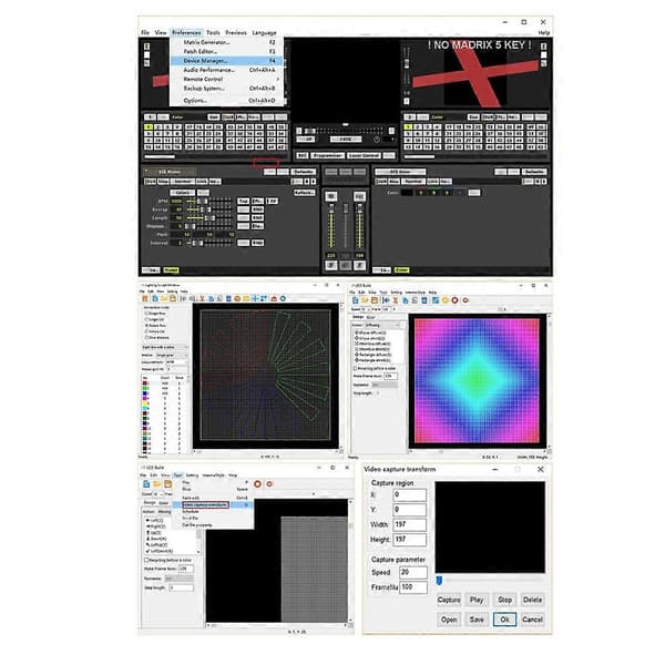 WiFi LED Pixel Controller Artnet til SPI Understøtter Madrix Software LAN Synkronisering SD-kort DMX512 Konsol (H807SA) EU-stik