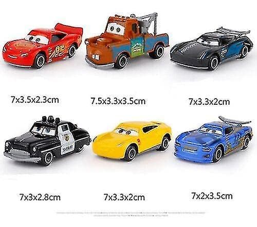 stk Pixar Bilar Blixten McQueen Racing bil Barn saxset Present