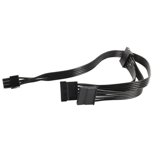 2 st 6-pin till 3x Sata-drivenhetskabel för Evga Supernova 650 750 850 1000 1600 2000 G2 G3 P2 T2