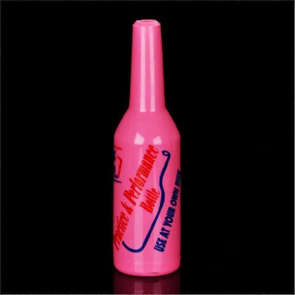 Flair Bartender Bartending Øvelsesbar Pub Flaske Vinkocktailshaker - Hvid Pink
