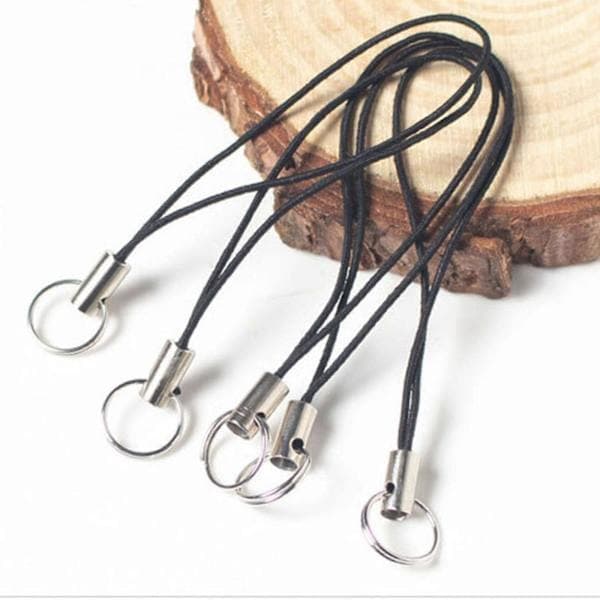 100-pack Telefonrem Slitstark Charm Cord DIY Telefonlina Elastiska DIY Telefonrep för Mobil USB Flash Drive MP3 A