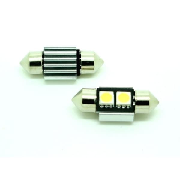 C5W LED-diodlampor Canbus, 31 mm, Grön, 2-pack. Gröna 31mm Gröna 2-pack 31mm Gröna 2-pack