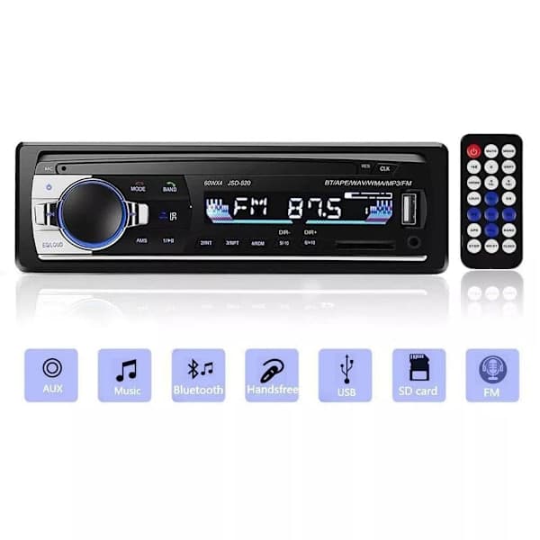 1 DIN Bluetooth-autostereot handsfree Hot C1