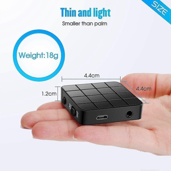 Bluetooth 5.0 Transmitter Modtager 2 I 1 Bluetooth Audio Adapter Til Hjemmestereoanlæg Happy H