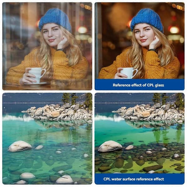 67mm CPL+Black Diffusion 1/4 -suodin pyöreä linssille