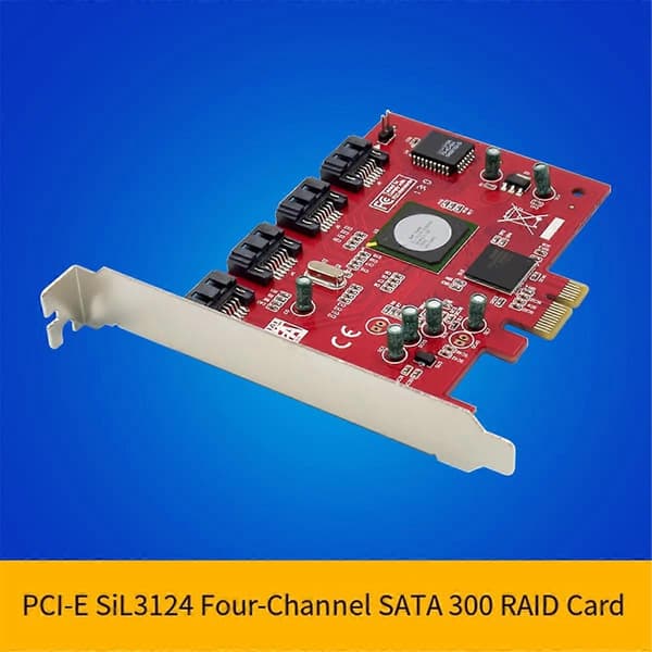PCI-E X1 til 4-ports 3.0 kortadapter