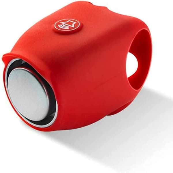 Elektrisk cykelklocka 100dB röd red