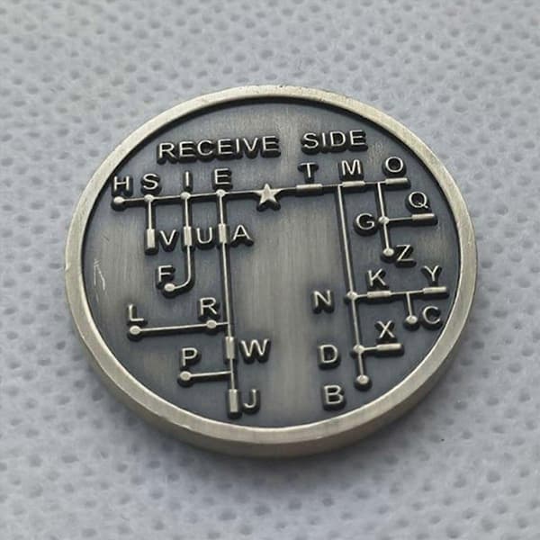 CW Morse Code Minnesmynt CW Träningsmynt