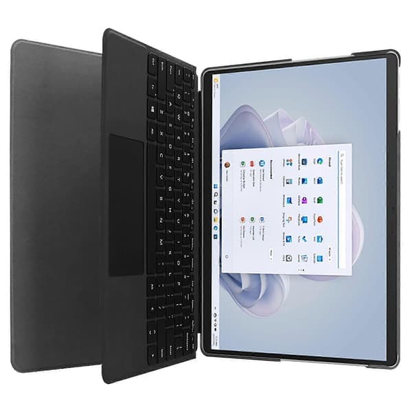 Etui til Microsoft Surface Pro 10/Pro 11 PU læder mønstertryk stander Folio Tablet Cover