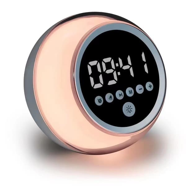 Digital atmosfærelampe, Bluetooth-høyttaler, multifunksjonell klokke