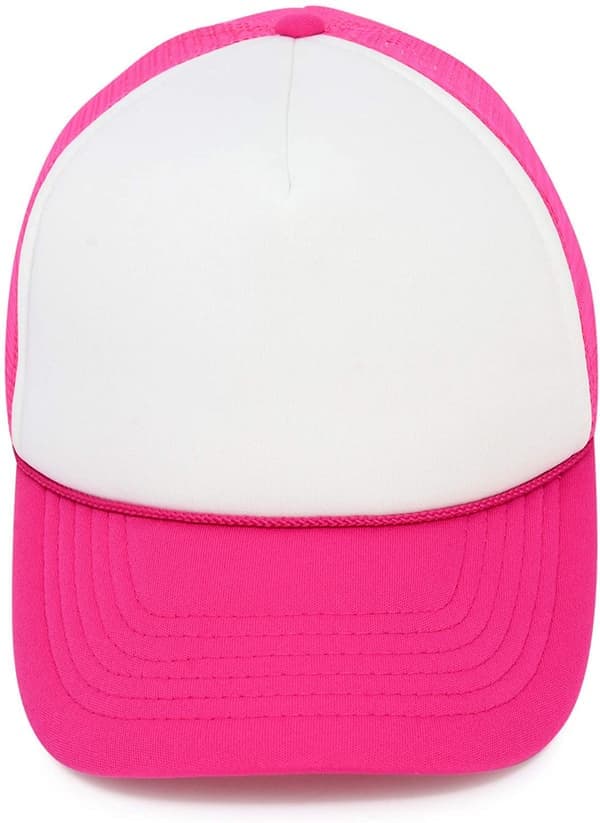 Tofarget Trucker Hat Sommer Mesh Cap med Justerbar Snapback E