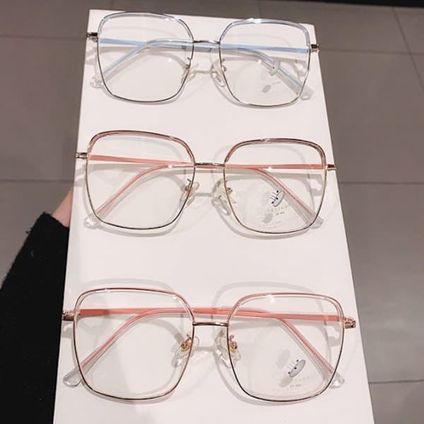 Anti-blått lys briller Oversize briller ROSA{F2} Rosa