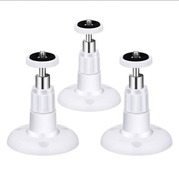 (4-pack) Inomhus/utomhus säkerhetskamera väggfäste justerbart takfäste för Arlo Arlo Pro och andra kompatibla modeller (vit)