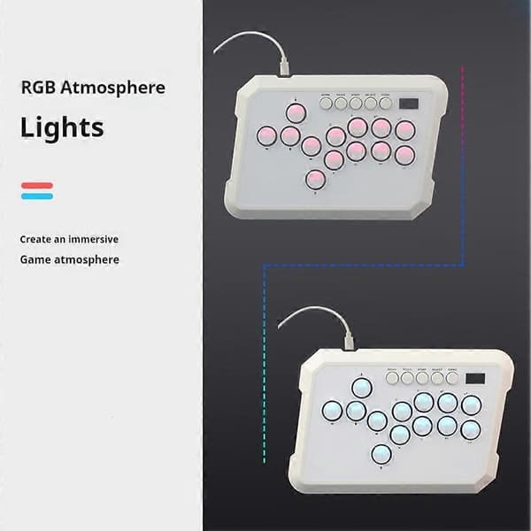 A50 Controller til //PC/Steam Fightstick Tastatur