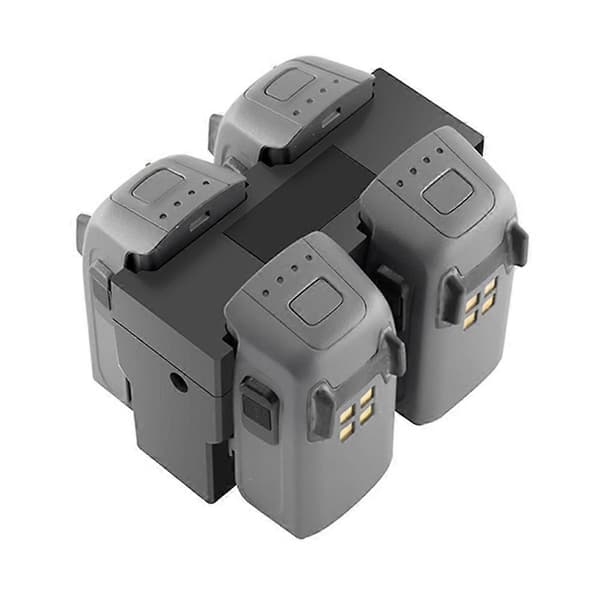 Flybatterilader for DJI Spark Intelligent Splitting Batterilader Drone Hurtigladestasjon EU-plugg Black Eu plug