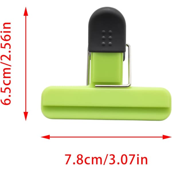 6-pak Små Påskeklips, 7,6 x 6,3 cm Assorterede Farver Madklips (Stil 2)