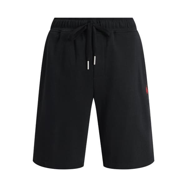 Afslappede shorts til mænd - sort og rød sort og rød S black and red S