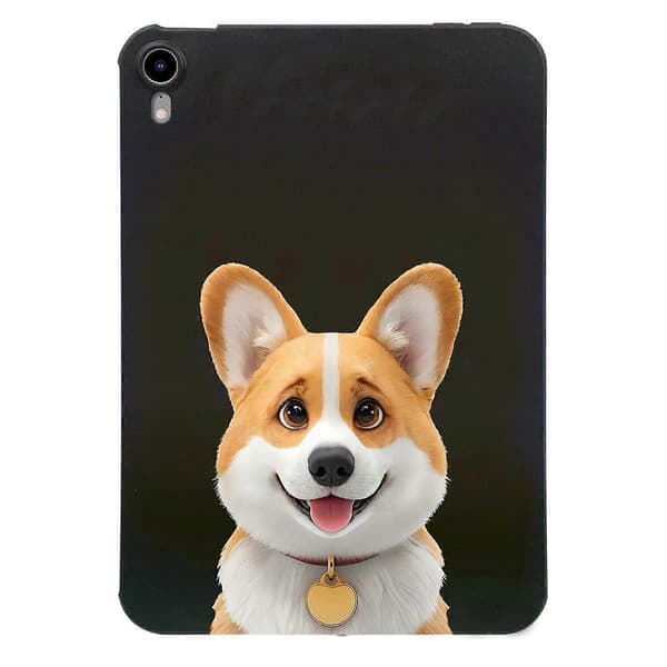 Fodral för iPad mini (2024) Mönstertryck Slim TPU Tablet Skyddsfodral - Corgi